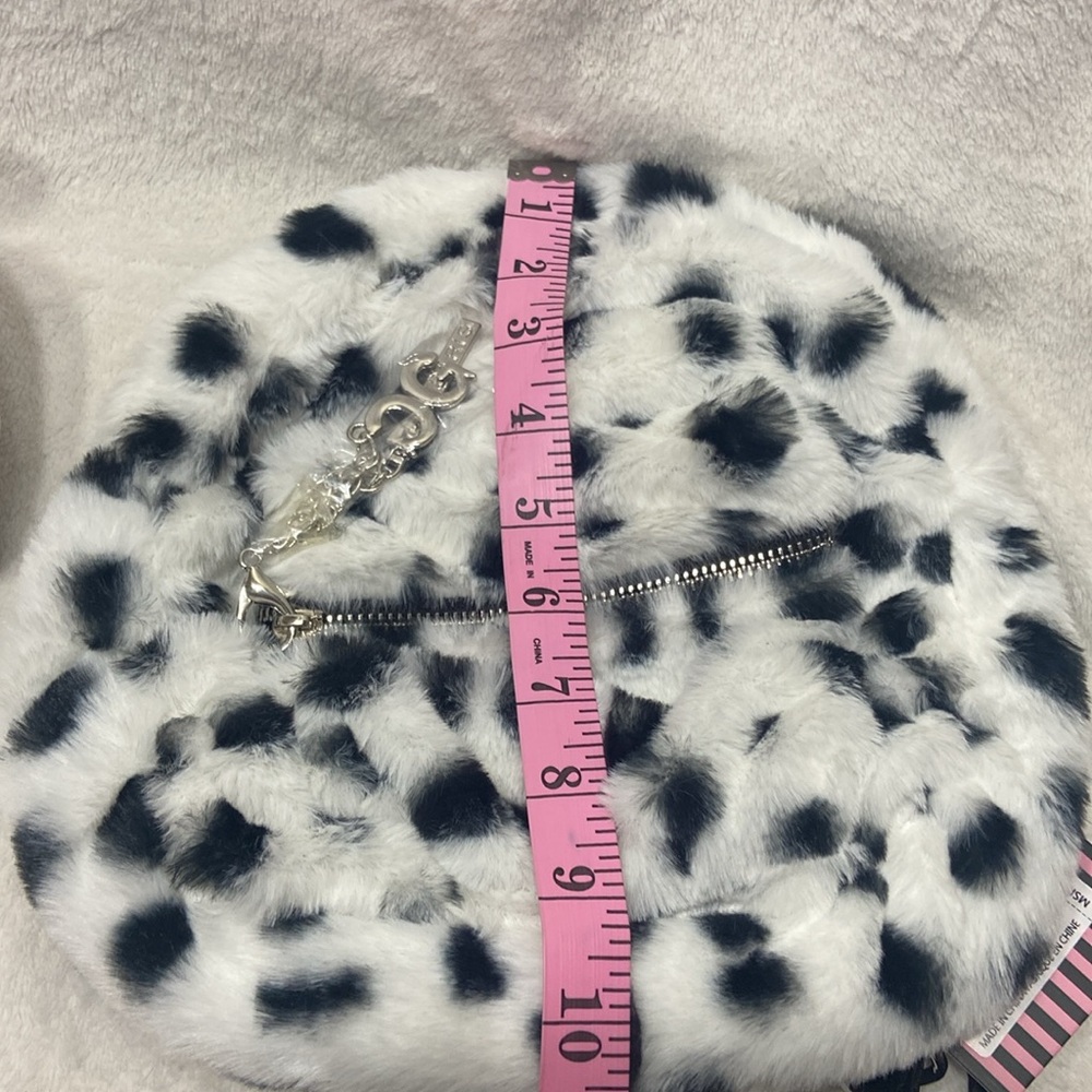 Gilda Paris Faux Fur mini backpack NWT - Picture 10 of 11